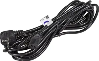 Kabllo Akyga AK-PC-05C, CEE 7/7 / IEC C13, 5m, e zezë