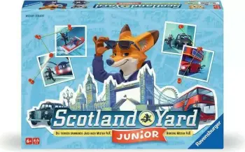 Lojë tavoline Ravensburger Scotland Yard Junior, për fëmijë, 2-4 lojtarë, 15 min