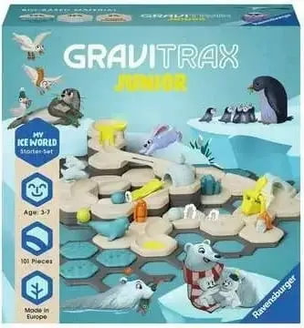 Set garash me rruza Ravensburger GraviTrax Junior Starter-Set L Ice, 101 pjesë, multikolor