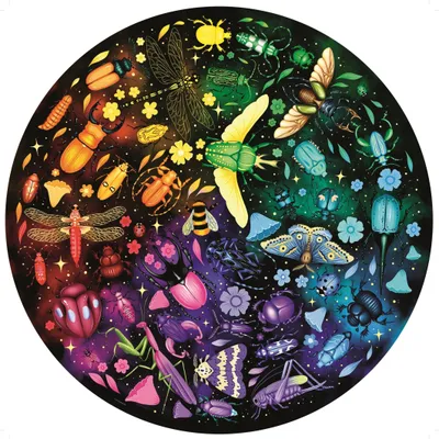 Puzzle Ravensburger Color Palette Insects, 500 pjesë, shumëngjyrësh - 2