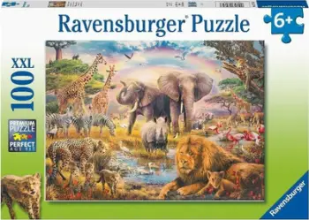 Puzzle Ravensburger XXL Wild Animals, 100 pjesë, shumëngjyrësh
