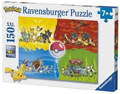 Puzzle Ravensburger Pokémon - Species XXL, 150 pjesë - 1