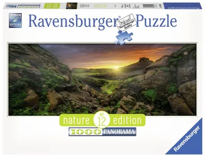 Puzzle Ravensburger: Dielli mbi Islandë, 1000 elemente, +10 vjeç - 1