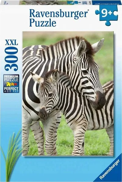 Puzzle Ravensburger 300 Zebrat, XXL - 1