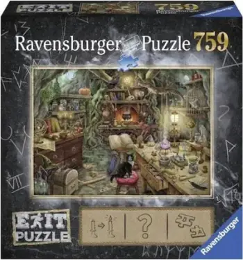 Puzzle Ravensburger EXIT Witch's Kitchen, 70 x 50 cm, 759 elemente