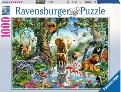 Puzzle Ravensburger Jungle Adventure, 1000 elemente - 1