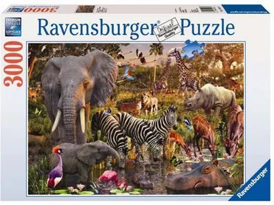 Enigmë Ravensburger 3000 African Animals - 1