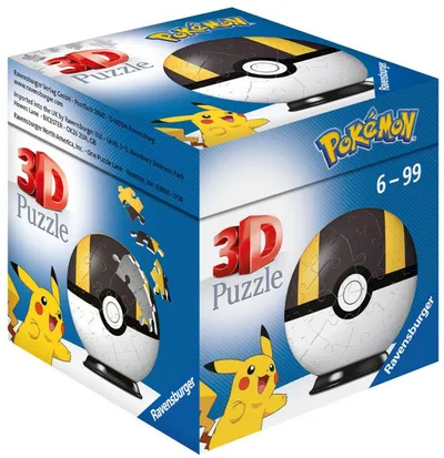 Puzzle Ravensburger Puzzle-Ball Pokémon (112661), 3D, 54 pjesë - 1