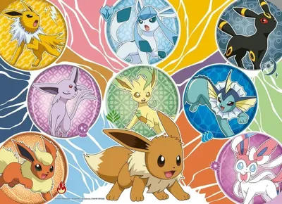 Puzzle Ravensburger Pokemon, set 4x100 pjesë, shumëngjyrësh - 2