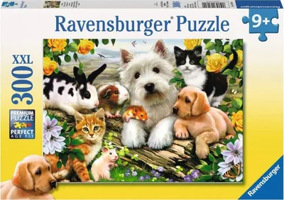 Puzzle Ravensburger "Happy Animals" - 1
