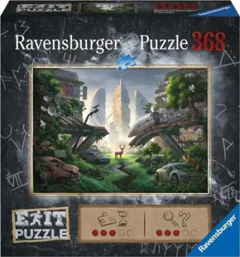 Puzzle Ravensburger EXIT Desolate City, 368 pjesë, për 9 vjeç