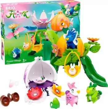 Set ndërtimi Brio Construction Set Flora, figura magnetike, shumë pjesë, shumëngjyrësh
