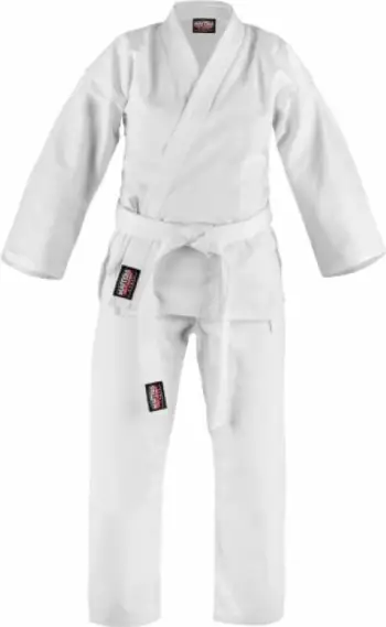 Kimono për karate për fëmijë Masters, bardhë