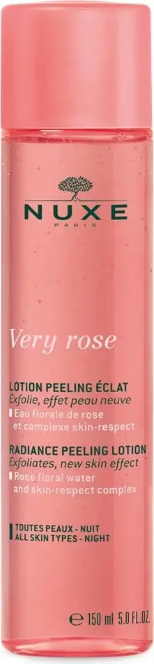Peeling për fytyrë Nuxe Very Rose Illuminating Exfoliating Peeling për femra 150ml