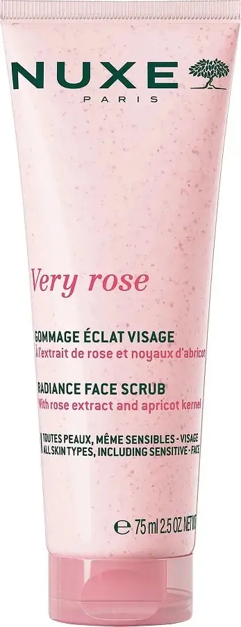 Peeling për fytyrë për femra Nuxe Very Rose Illuminating Exfoliating Peeling, 75ml
