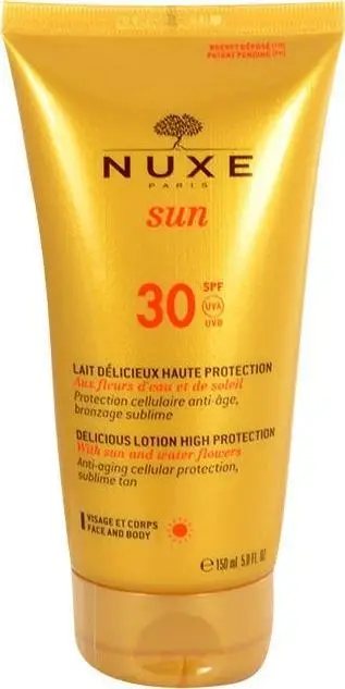 Qumësht mbrojtës për diell Nuxe Sun Face and Body SPF30 për femra, 150ml