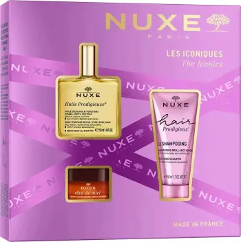 Set dhurate NUXE The Iconics Christmas Giftset, përfytyrë trup dhe flokë