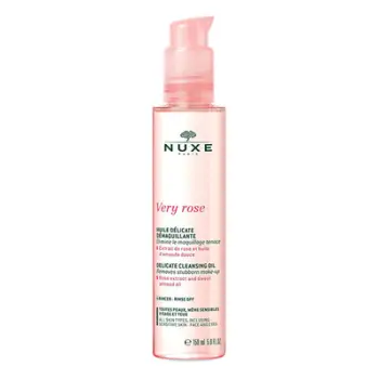 Vaj pastrues për lëkurë Nuxe Very Rose (Delicate Clean sing Oil), 150 ml