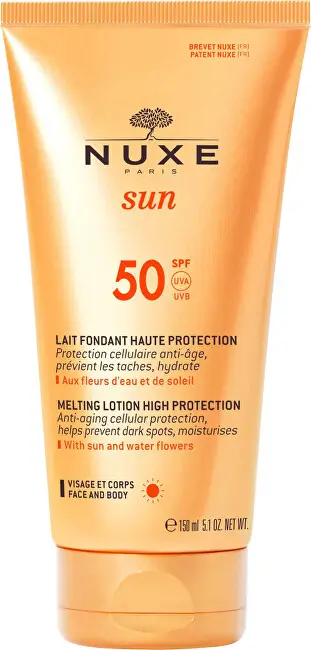 Losion mbrojtës për trupin dhe fytyrën, SPF 50 Nuxe, 150 ml