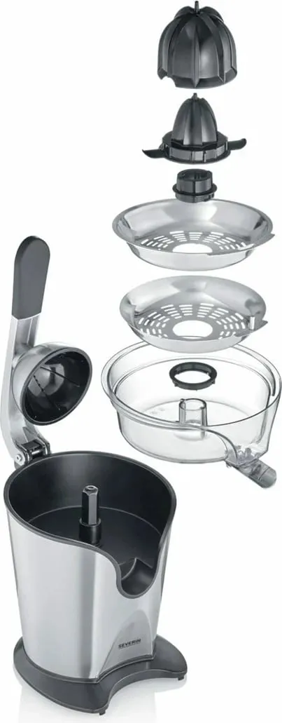 Shtrydhëse agrumesh SEVERIN CP 3544, çelik inox, e zezë - 3