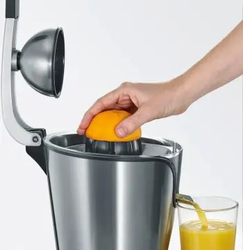 Shtrydhëse agrumesh SEVERIN CP 3544, çelik inox, e zezë