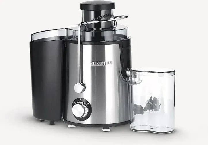 Shtrydhëse frutash e perimesh Severin, 400 W, 500 ml, i zi / hirtë - 2