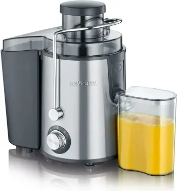 Shtrydhëse frutash e perimesh Severin, 400 W, 500 ml, i zi / hirtë