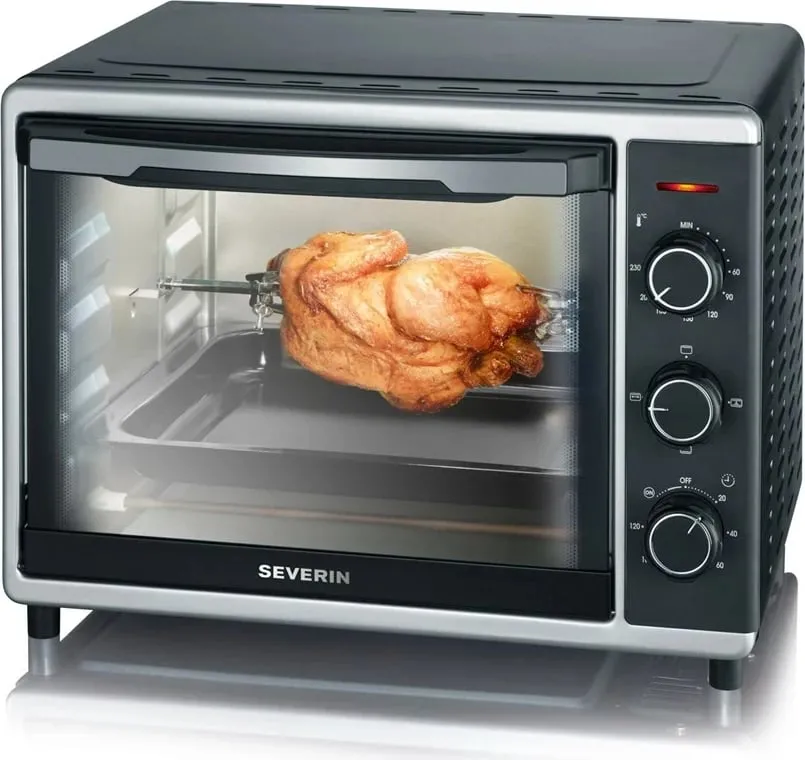 Furrë e vogël SEVERIN TO 2056, 30L, çelik inox, e zezë - 3