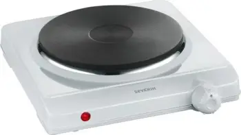 Sobë elektrike Severin KP 1091, 1 zonë, 1500 W, e bardhë