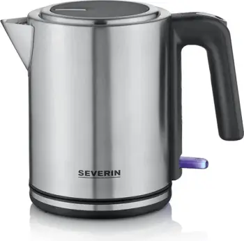 Ibrik elektrik Severin WK 3489, 1L, 2400W, argjendtë/zi