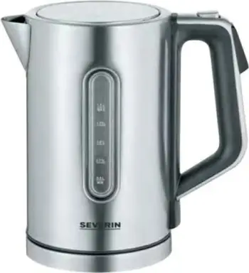 Zjerrës uji, Severin, WK 3418, 1.7 L, argjendtë/zi