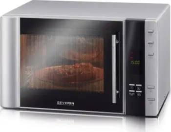 Furrë me mikrovalë Severin MW 7775 Grill, 30L, 900W, e argjendtë
