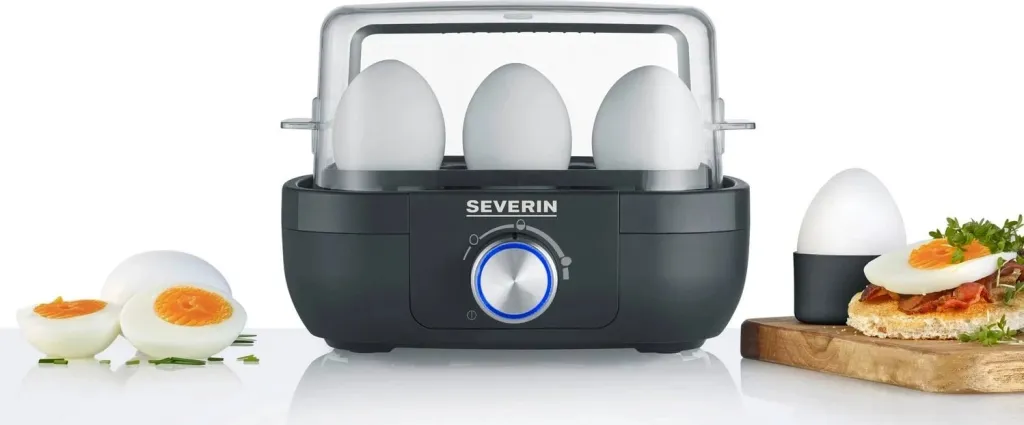 Aparat për gatim vezësh Severin EK 3166, ngjyrë e zezë - 5