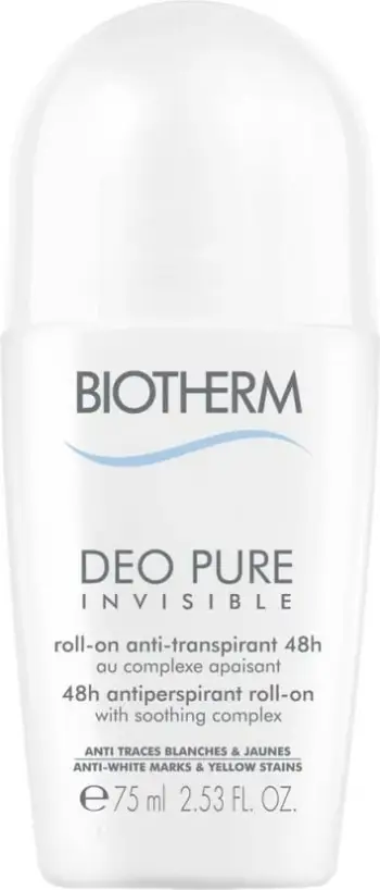 Deodorant Biotherm, Pure Invisible Roll-On, 75 ml