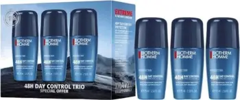 Set për meshkuj Biotherm 48H Day Control Trio Roll-On Deodorant Set 3 x 75 ml