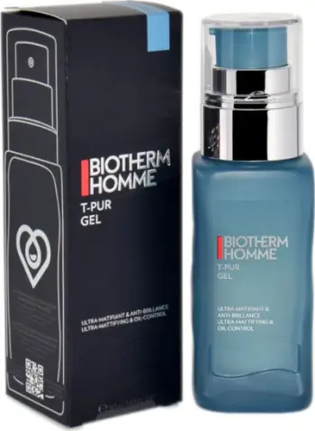 Xhel pastrues fytyre Biotherm Homme T-Pur, efekt mat, kontroll i yndyrës, 50ml