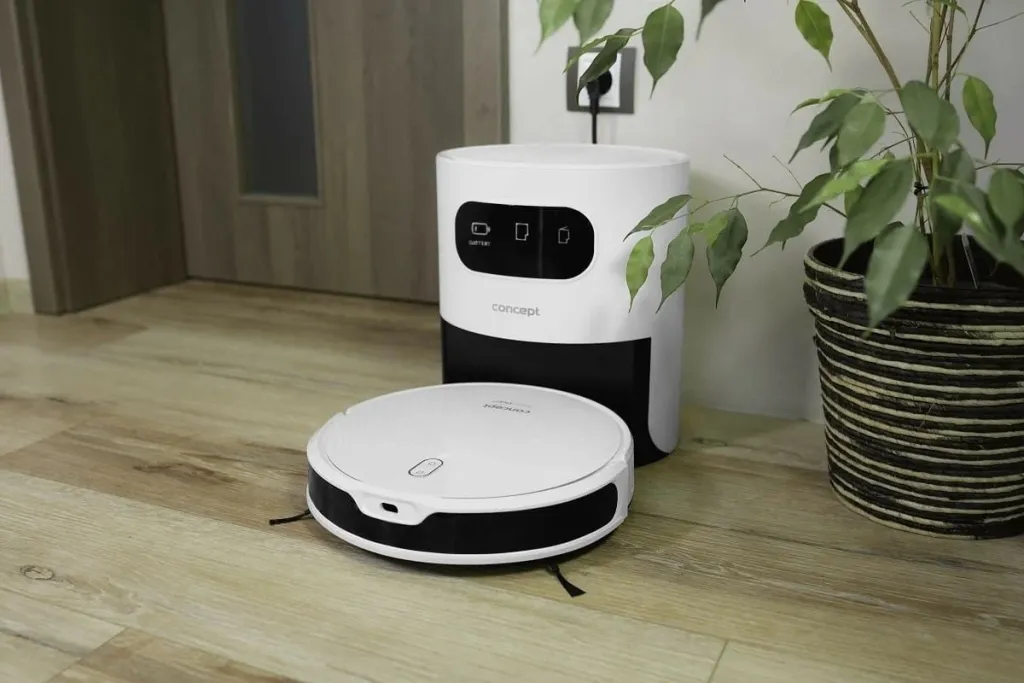 Robot fshesë Concept VR3350, smart, me mop, i bardhë - 18