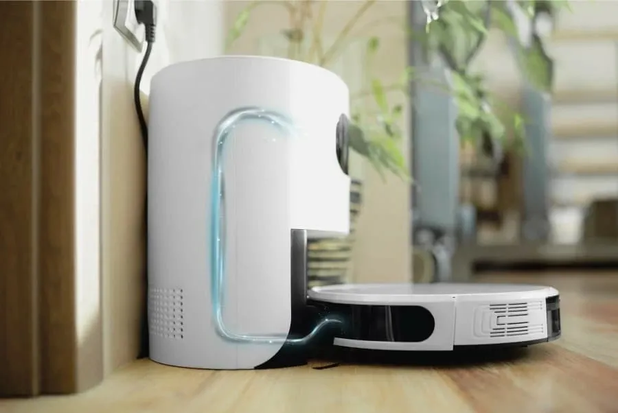 Robot fshesë Concept VR3350, smart, me mop, i bardhë - 19
