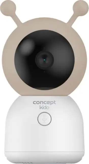 Kujdestare elektronike për bebe Concept KIDO KD4010, ekran 5" LCD, Wi-Fi, e bardhë