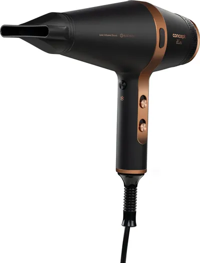 Tharëse flokësh Concept ELITE Ionic Infrared Boost VV6030, 2200W, kabllo 3m, e zezë kafe - 1