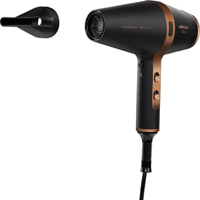 Tharëse flokësh Concept ELITE Ionic Infrared Boost VV6030, 2200W, kabllo 3m, e zezë kafe - 2