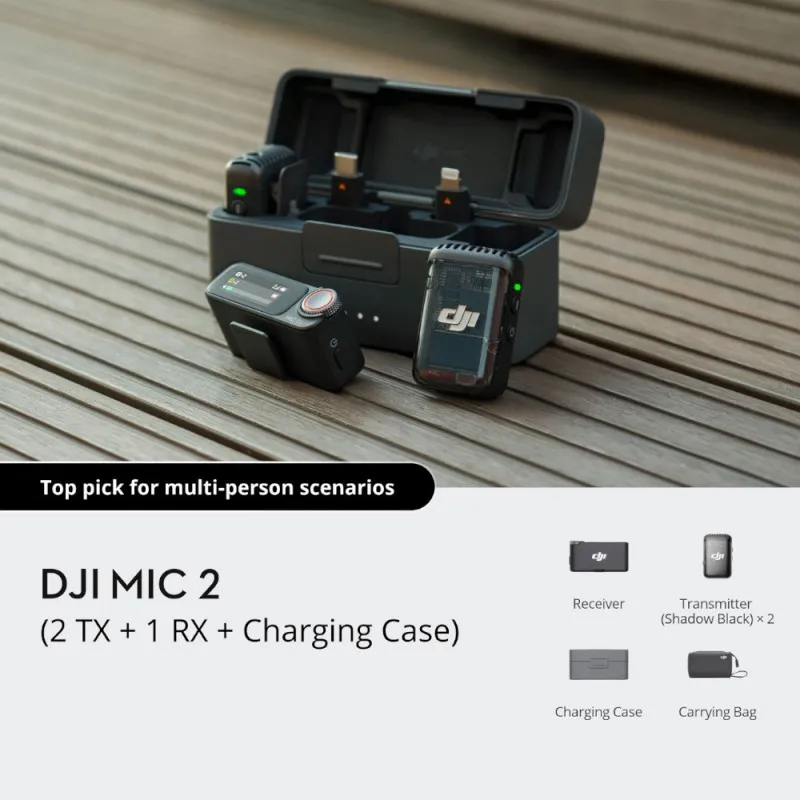 DJI Mic 2 (2 TX + 1 RX + Charging) - 4