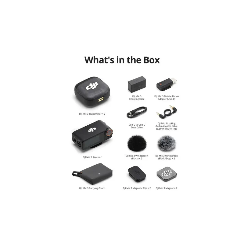 DJI Mic 3 (2 TX+1RX+Charging Case) - 8