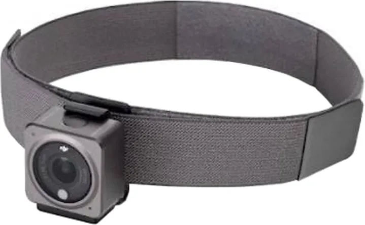 Rrip magnetik për kokë DJI Action 2 për kamera sportive, Gri - 1