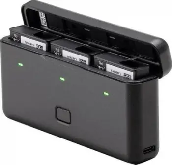 Kuti baterish multifunksionale, DJI Osmo Action 3 CP.OS.00000230.01, karikon 3 bateri dhe mban 2 microSD, powerbank