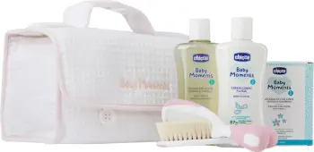 Set kozmetik për fëmijë Chicco Baby Moments Pink, 200ml+200ml+100ml
