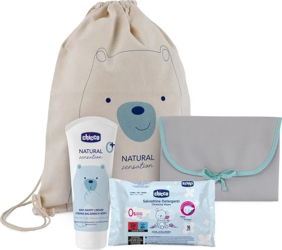 Set për ndërrim pelene Chicco Natural Sensation Nappy Change, uniseks - 1