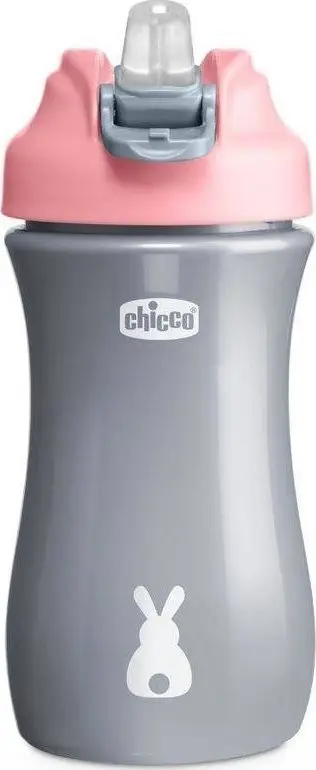 Shishe me grykë të butë Chicco 144808, 350ml, për fëmijë 2 vjeç, rozë