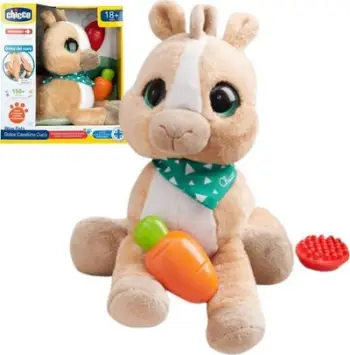 Lodër pelushi interaktive Chicco 41791 Peek a Boo Pony, me zëra dhe melodi, multicolor