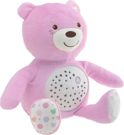 Lodër Chicco Teddy Bear me projektor, rozë - 4